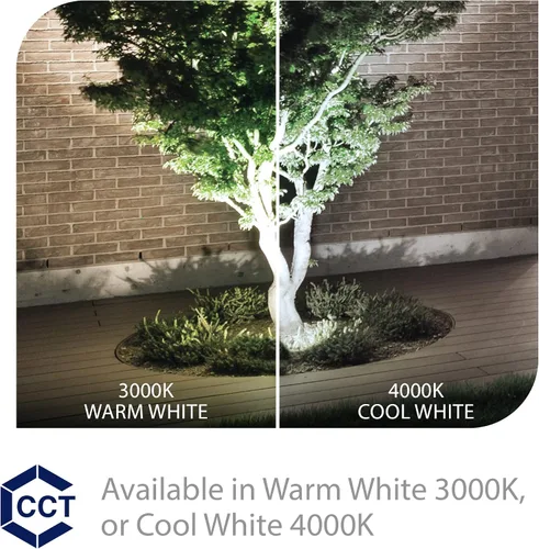 Miniatura 3 de WAC Iluminación de paisaje, LED de voltaje de línea de 120 V, luz de acento de gran tamaño con ángulo de haz ajustable y control de brillo integral