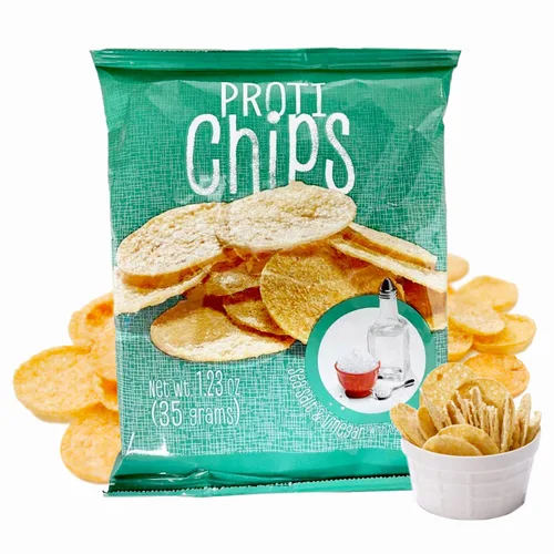 Miniatura 9 de ProtiWise Chips de proteína para barbacoa, 0.55 onzas de proteína, alta fibra, baja en carbohidratos, baja en calorías, aperitivo saludable sin