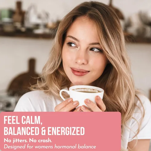 Miniatura 2 de Café de hongos para mujeres de Ylva Blends - Café instantáneo de hongos para el equilibrio hormonal, la perimenopausia y la menopausia - 36