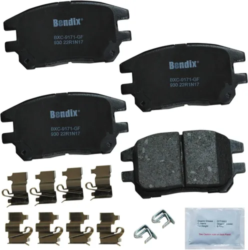 Miniatura 190 de Pastillas de freno delanteras cerámicas Bendix Priority1 CFC2302 para Hyundai Elantra 2021, Sonata 2022-2020, Kia K5 2023-2021