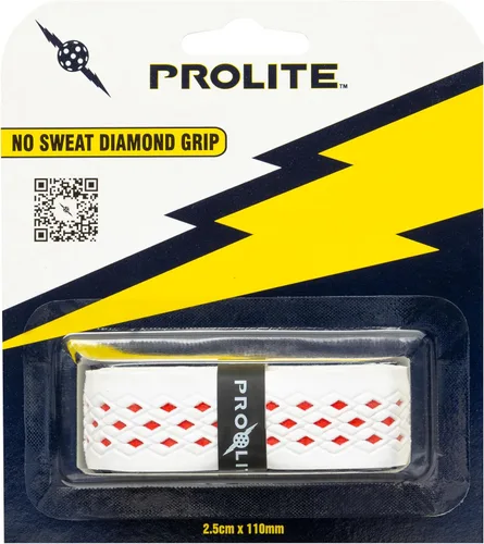 Miniatura 21 de Agarre de diamante sin sudor para palas de pickleball, tenis, raquetball Blanco con base negra