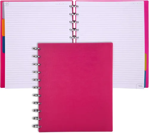 Miniatura 115 de Talia - Cuadernos de notas con tapas, planificador, personalizables, (Azul de Verano, Junior (5.5 pulgadas x 8.5 pulgadas)) Azul verano
