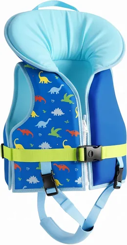 HeySplash Chaleco de natación para niños pequeños, flotadores para niños de 22 a 44 libras/22 a 55 libras, chaqueta de natación para niños con