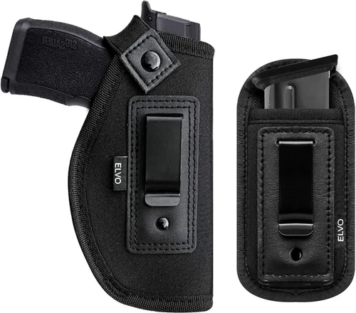 Miniatura 9 de Paquete de 2 fundas universales IWB para pistola para porte oculto, fundas para pistolas dentro de la cintura, se adapta a todas las armas de fuego