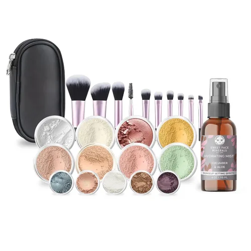 Miniatura 11 de Kit de maquillaje mineral de tamaño completo, set de base mate, Beige