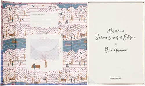 Miniatura 2 de Moleskine Edición Limitada Sakura - Cuaderno, tapa dura, grande (5 x 8.25 pulgadas), a rayas/con líneas, Caja de Coleccionista Premium Swan