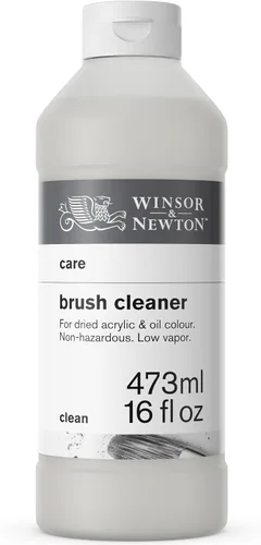Winsor & Newton Limpiador y restaurador de cepillos, botella de 16.0 onzas