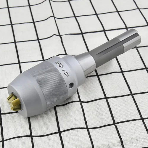 Miniatura 6 de Earl Diamond Super Heavy Duty APU16 1/32-5/8 pulgadas R8 Shank Precision Integrated Keyless Drill Chuck