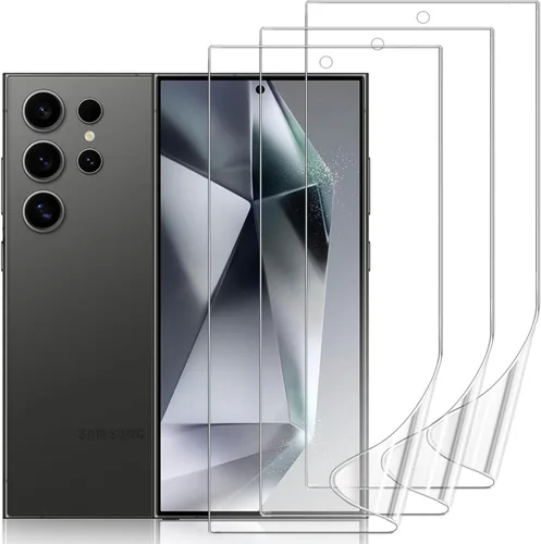 Miniatura 8 de Paquete de 3 protectores de pantalla compatibles con Samsung Galaxy S21 FE 5G de 6.4 pulgadas, película de hidrogel de TPU suave transparente HD