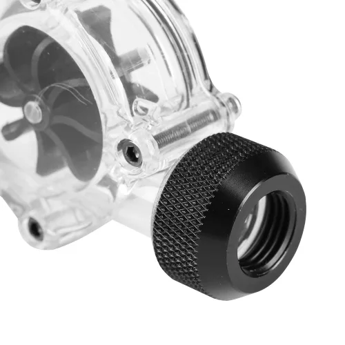 Miniatura 9 de Indicador de flujo de agua Tiiyee, 8 impulsores PC enfriamiento G1/4 medidor roscado Water Cooling Flow Meter Indicatorr for Pc Cooling System