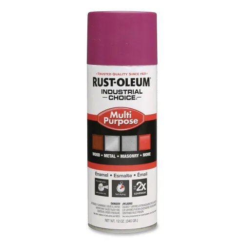 Miniatura 16 de Aerosol de esmalte Rust-Oleum para uso general; envase de 16 onzas líquidas; lata de aerosol, Blanco brillante, 6 BLANCO BRILLO