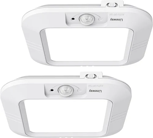 Miniatura 8 de LINEWAY Luz de techo con sensor de movimiento - Luz LED activada por movimiento para interiores, 6000K, 180LM, funciona con batería para armario