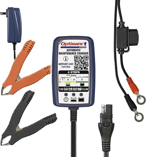 Miniatura 3 de Tecmate Optimate 1 Global, TM-401, 4-Step 12V 0.6A Cargador de batería Mantenedor