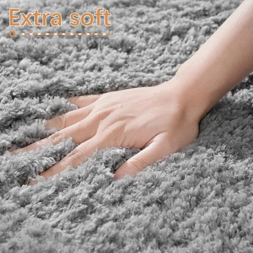 Miniatura 3 de LOCHAS Alfombra de baño 24x60 pulgadas, suave y gruesa, tapete de baño de microfibra absorbente para el baño, lavable a máquina, alfombra de baño