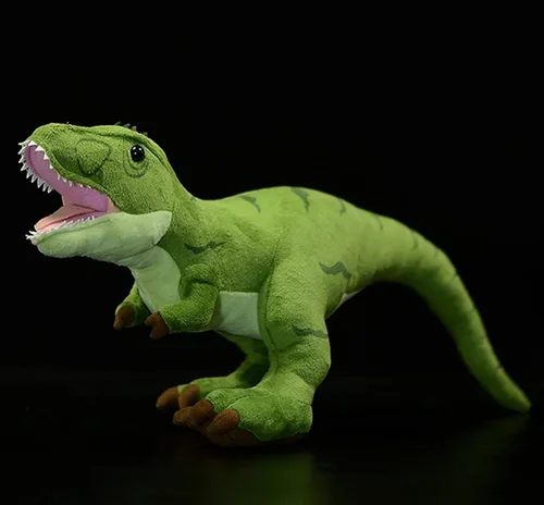 Miniatura 2 de Simulation Tyrannosaurus - Juguete de peluche de dinosaurio T-Rex grande de 19 pulgadas, juguete de peluche grande de 19 pulgadas, figuras suaves