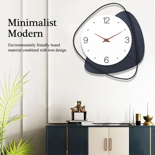 Miniatura 2 de Dankeit Reloj de Pared, Silencioso Sin Tictac de Cuarzo de Calidad Operado por Batería, Reloj de Pared Grande para Sala de Estar, Cocina, Hogar