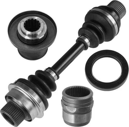 Caltric Eje de transmisión del diferencial delantero y acopladores compatibles con Yamaha Grizzly 660 YFM660 2003-2008