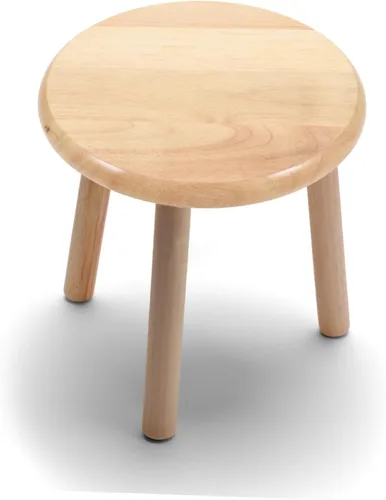Miniatura 8 de SEWACC Taburetes de bar Taburete Silla de madera de repuesto Asiento de silla redonda Accesorio de asiento para metal s 29.5CM Paso plegable Madera