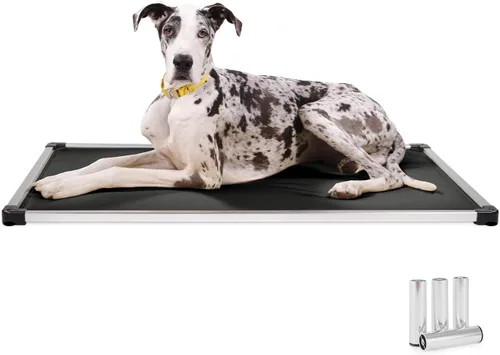 Miniatura 18 de K9 Ballistics - Cama para jaula de perro, a prueba de mordiscos, acolchada y blindada, prácticamente indestructible, patas incluidas
