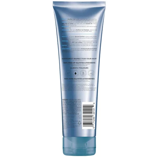 Miniatura 10 de L'Oreal Paris - Shampoo L'Oréal Paris EverCurl Hydracharge sin sulfato, con aceite de coco, 250 ml -, Acondicionador - 1 unidad