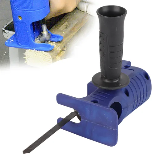 Miniatura 4 de Sierra recíproca inalámbrica de iones de litio con mango ergonómico y 3 cuchillas para poda, madera, plástico, ramas de corte de metal y proyectos