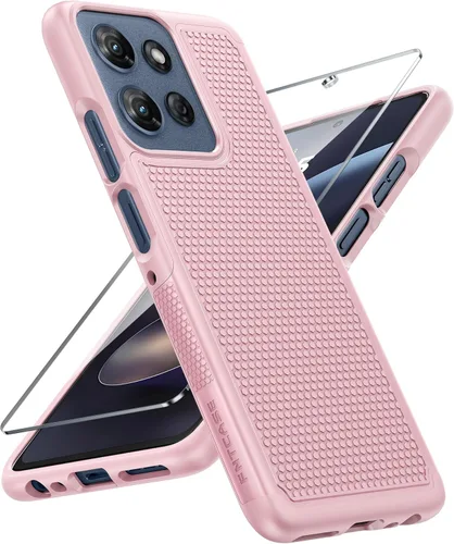 Miniatura 21 de FNTCASE Funda para teléfono Galaxy A14-5G: protección contra caídas de grado militar Samsung A14 5G, probada contra caídas de 14 pies, protector