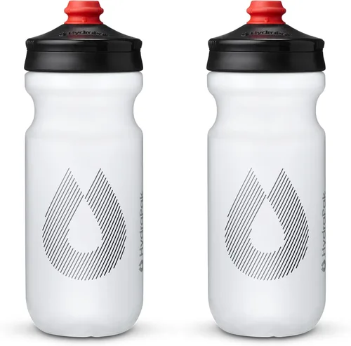 Miniatura 8 de HydraPak Breakaway Surge - Botella de agua ligera para bicicleta, paquete de 2 (20 onzas, 25 onzas, 30 onzas), botella de alto flujo, ciclismo