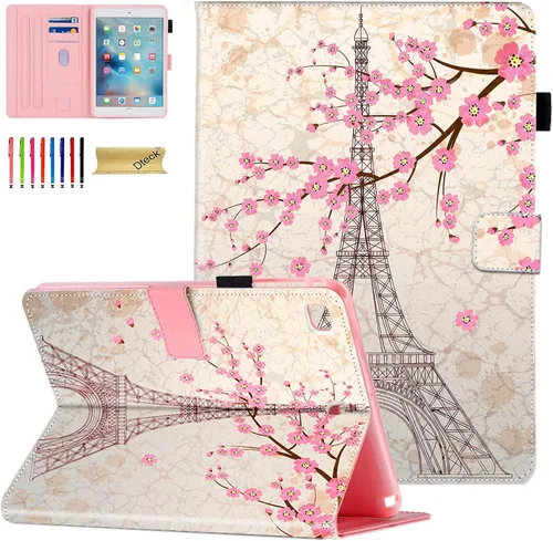 Miniatura 23 de Dteck Funda para iPad mini 5/4/3/2/1, elegante y ligera de cuero sintético tipo folio con cartera, funda inteligente