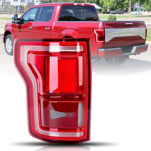 Miniatura 8 de Conjunto de luz trasera LED compatible con Ford F150 Raptor Lariat Limited Platinum King Ranch 2015 2016 2017 Lado izquierdo del conductor Luz Con
