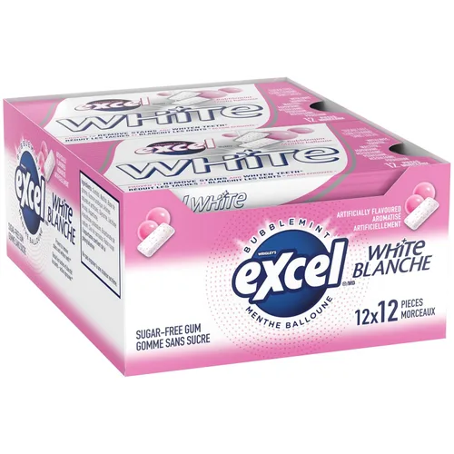 Miniatura 4 de Excel White Goma de mascar sin azúcar, Bubblemint, 12