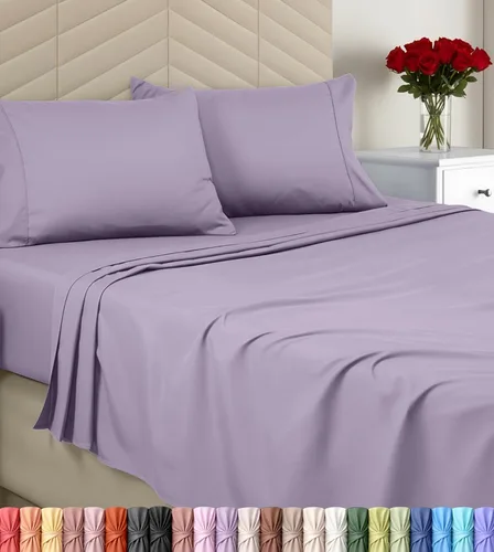 Miniatura 6 de Utopia Bedding - Juego de sábanas, tamaño individual, microfibra cepillada, suaves, esquinas profundas, incluye 1 encimera, 1 bajera y 1 fundas