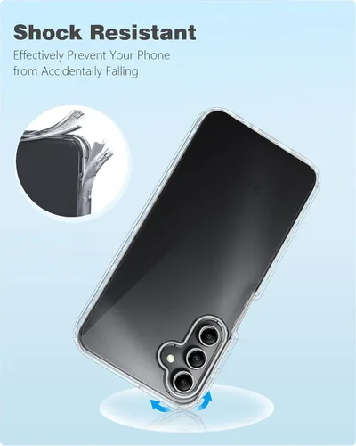 Miniatura 7 de FNTCASE Funda para Samsung Galaxy A15-5G: Funda para teléfono con protector de pantalla incorporado Funda protectora de silicona para teléfono