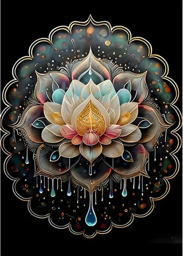 Miniatura 9 de SENQAO Kits de arte de diamantes de girasoles para adultos, pinturas de puntos de diamante de perforación completa para principiantes, pintura