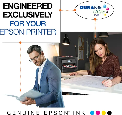 Miniatura 6 de Epson 127 DURABrite Ultra Ink Black Paquete de cartuchos dobles para NX-530, NX-625, WF-3520, WF-3530, WF-3540, WF-545, WF-60, WF-630, WF-633
