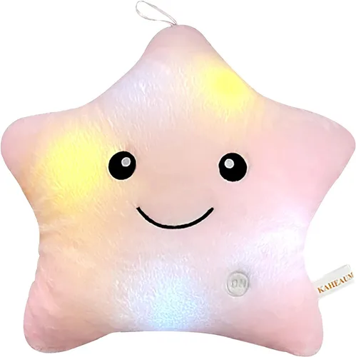 Miniatura 13 de Lindos rellenos de almohada brillantes de animales de peluche de estrellas para niños, regalo del día del niño, hijo, hija, niñas, niños, almohadas