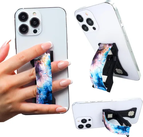 Miniatura 55 de LOVEHANDLE PRO Premium Phone Grip - Correa de silicona para teléfono - Soporte magnético para teléfono y soporte para teléfono inteligente y tableta