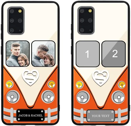 Miniatura 397 de Funda de teléfono personalizada para Samsung Galaxy S22+ / S22 Plus 5G, funda de TPU suave de vidrio templado antiarañazos personalizada con foto