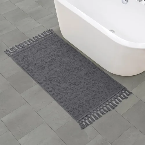 Miniatura 63 de French Connection Nellore Alfombras de Baño, Tapetes de Baño Tejidos y con Cuentas, Tapetes de Baño Duraderos y Gruesos para Baño y Alfombras