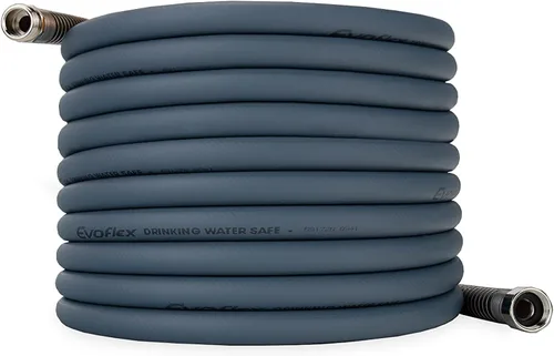 Miniatura 3 de Camco EvoFlex - Manguera de agua de 50 pies - Manguera de agua potable para RV sin plomo, sin BPA y sin ftalatos - Diseño flexible con extremos