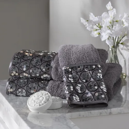 Miniatura 2 de Popular Bath Sinatra Juego de toallas de baño modernas de 3 piezas: toalla de baño, toalla de mano y toallas facial, brillantes, suaves, de felpa