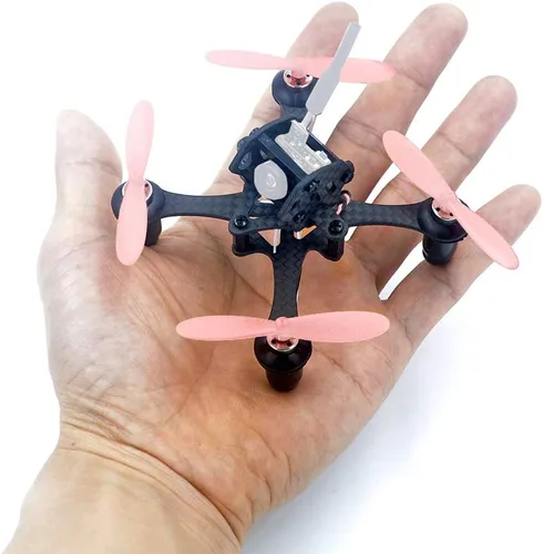 Miniatura 5 de Distancia entre ejes de 3.346 in para interiores, marco cepillado, 0.276 in/0.315 in, para control de vuelo F3, paleta de 2.165 in, FPV RC Drone