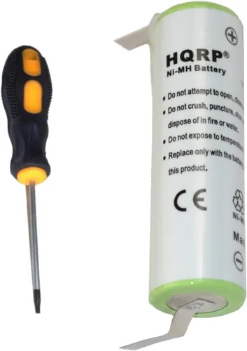 HQRP Batería funciona con Philips Norelco T3000 T6000 T7000 T7500 T800 T860 G380 Razor/Shaver 10336 4822-138-10336 1.929x0.551 in Plus Destornillador