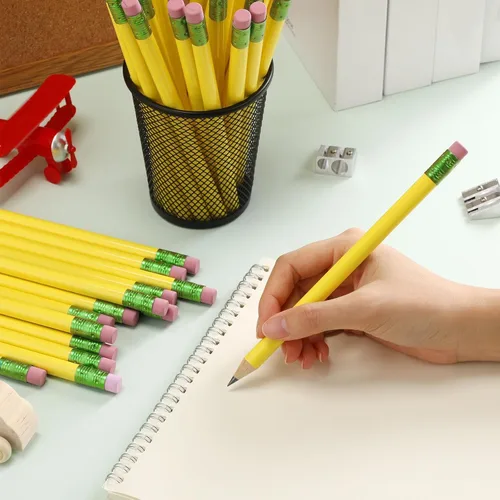 Miniatura 5 de Fainne 48 Lápices Gruesos Jumbo Grandes y Gruesos y 3 Sacapuntas para Niños Principiantes Preescolares Jardín de Infantes Suministros Escolares