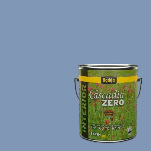 Miniatura 154 de Rodda Paint CASCADIA XL Pintura e imprimación satinada exterior en uno, cuarto de galón, Acapulco Dive