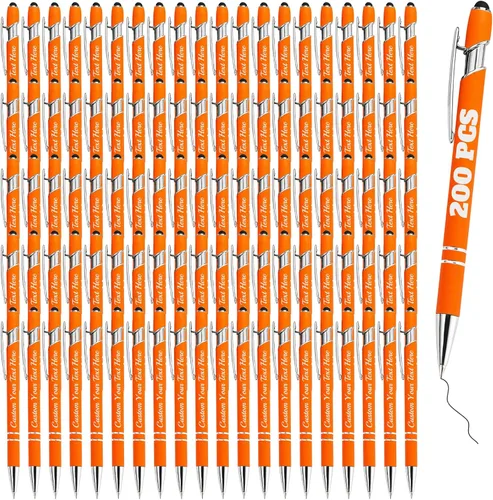 Miniatura 103 de Bolígrafos personalizados con grabado de nombre personalizado, bolígrafos de punta de lápiz con punta de lápiz personalizada, bolígrafos de Azul