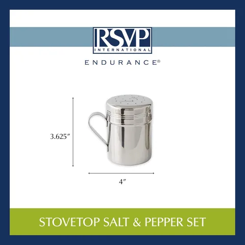 Miniatura 12 de RSVP International Endurance Kitchen Shaker Collection - Apto para lavavajillas, malla fina, acero inoxidable