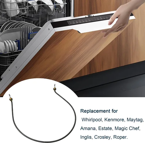 Miniatura 2 de W10518394 Elemento calefactor para lavavajillas mejorado – Reemplazo para repuesto Whirlpool para Kenmore – Reemplaza 2977737 8194250 8563007