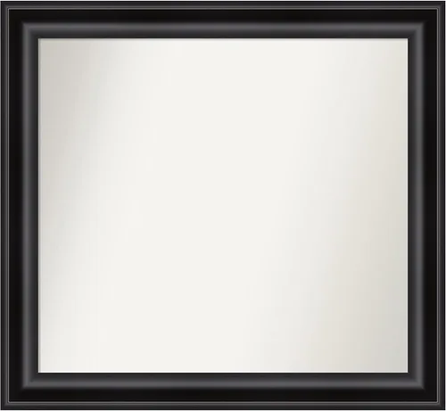 Miniatura 610 de Amanti Art Espejo personalizado, espejo de baño negro puente, espejo de pared o espejo de tocador de baño sobre el fregadero (26 x 26 pulgadas)