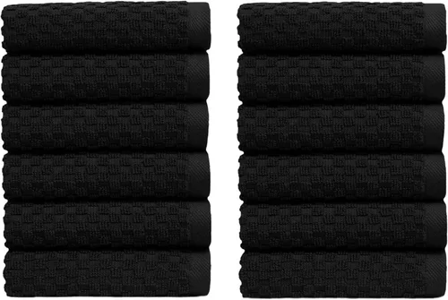 Miniatura 17 de COTTON CRAFT Sábanas de Baño con Tejido de Gofre - Juego de 2 Sábanas de Baño de Lujo Estilo Spa Europeo con Tejido de Gofre - Sábana de Baño de Gris