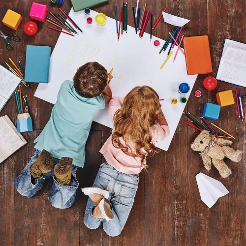 Miniatura 3 de Reskid Paquete de 25 hojas de papel de dibujo grande de 19 x 25 pulgadas para caballetes, ideal para niños, papel de dibujo, escuelas, oficinas